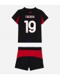 AC Milan Youssouf Fofana #19 Replika Hemmakläder Barn 2025-26 Kortärmad (+ byxor)